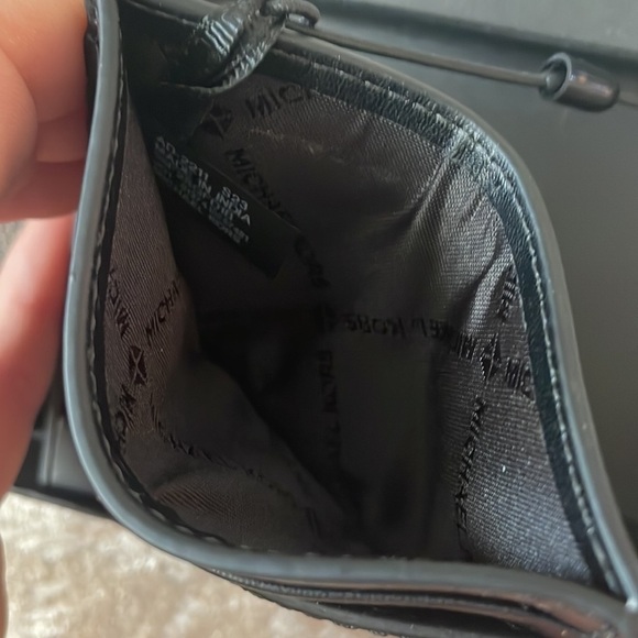 Brand New Michael Kors Jet Set Men’s Card Case & Keychain Gift Set Brown Black - Picture 8 of 13